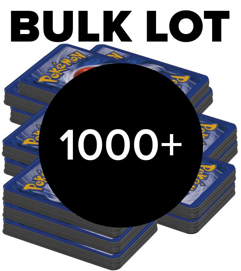 1000 Pokemon Bulk Card Lot - Holos, Rev holos, rares, common, uncommon ect..