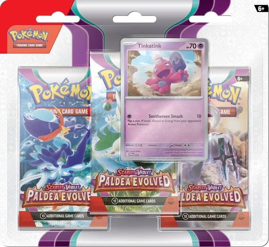 Paldea Evolved 3 Pack Blister