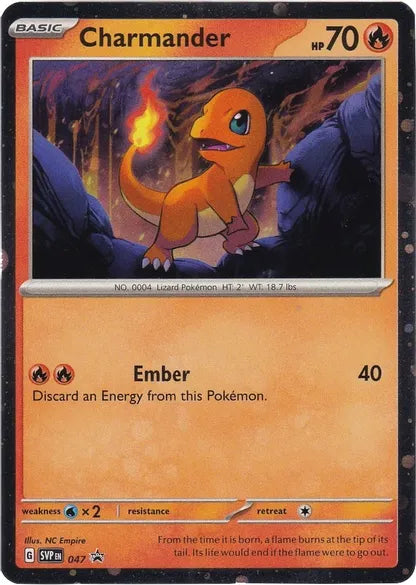 Charmander - 047 (Cosmos Holo) - SV: Scarlet & Violet Promo Cards (SVP)