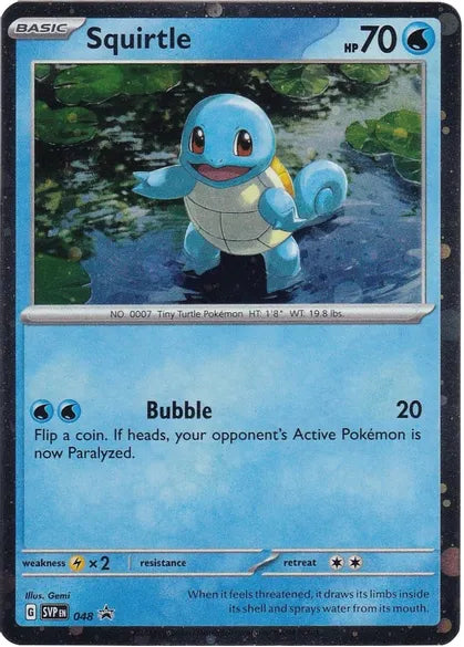 Squirtle - 048 (Cosmos Holo) - SV: Scarlet & Violet Promo Cards (SVP)