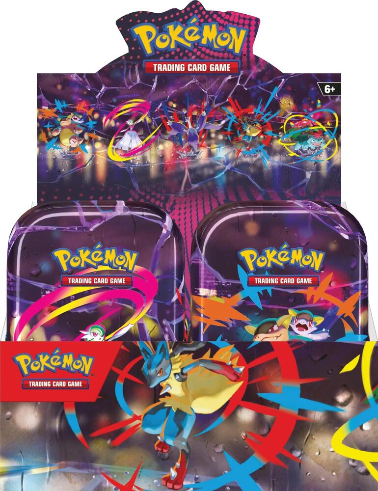 Mega Heroes Mini Tin Display - ME01: Mega Evolution (MEG)