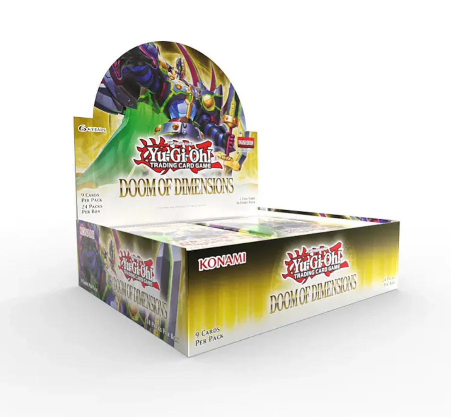 Yu-Gi-Oh! Doom of Dimensions Booster Box Release Date: 09/26/2025