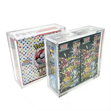 Load image into Gallery viewer, Japanese Booster Box Acrylic Case Fits WEISS OR POKEMON ECT Magnetic lid
