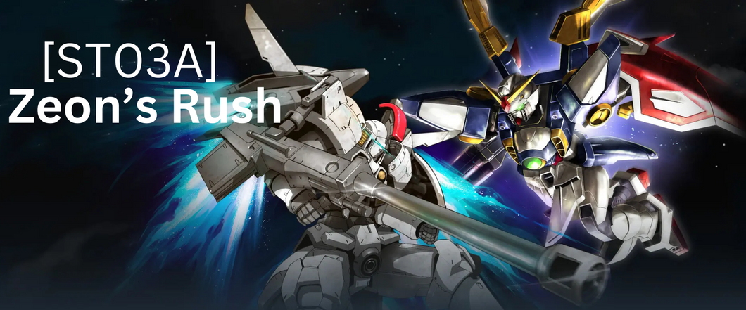 Gundam Card Game: Assemble Starter Display 03A Zeon's Rush Release Date: 07/11/2025