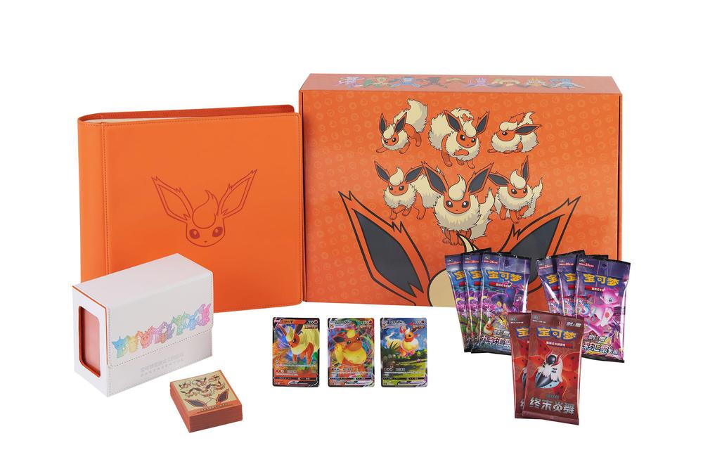 Simplified Chinese Sword & Shield Eevee Advanced Gift Box (CSH3) Flareon