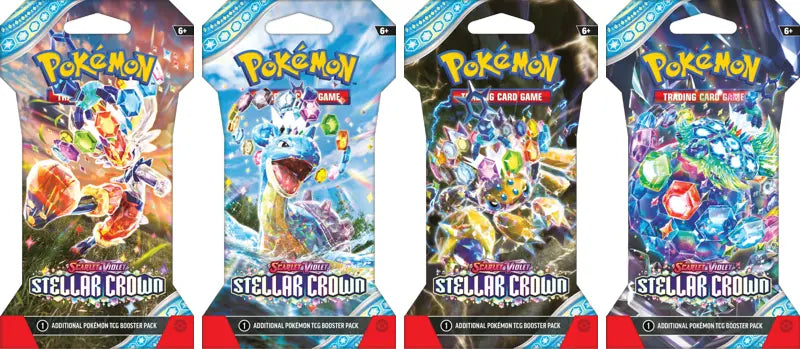 Pokemon - Stellar Crown Sleeved Booster Case